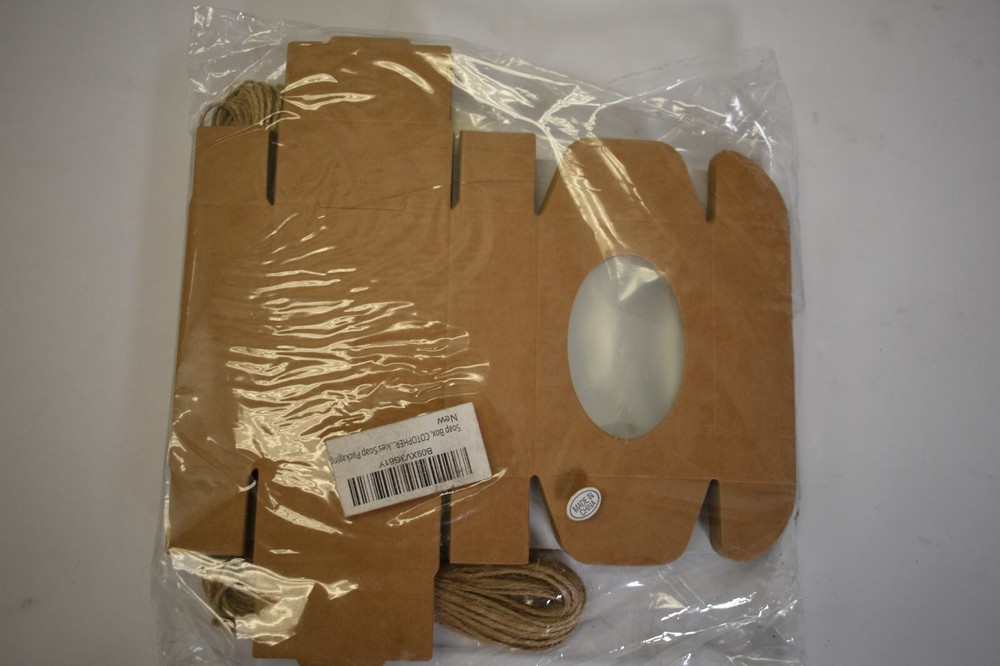 COTOPHER 30 Piece Soap Box Gift Boxes Small Soap Packaging 3.5" x 2.35" x 1.2"