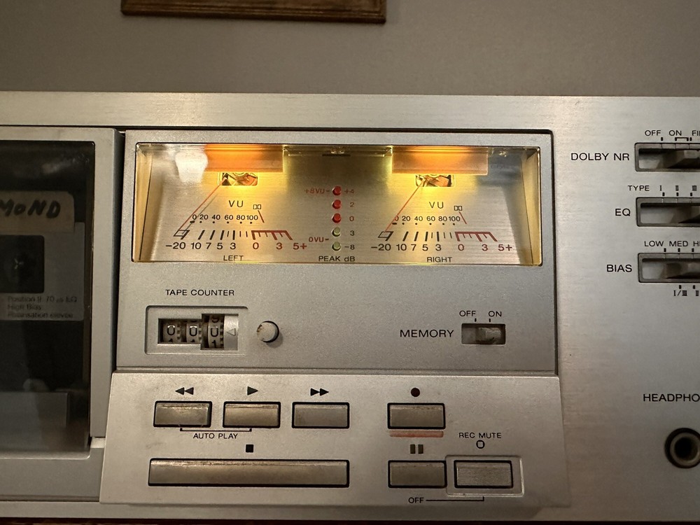 Sony TC-K55II Cassettendeck Tape Deck Powers On READ