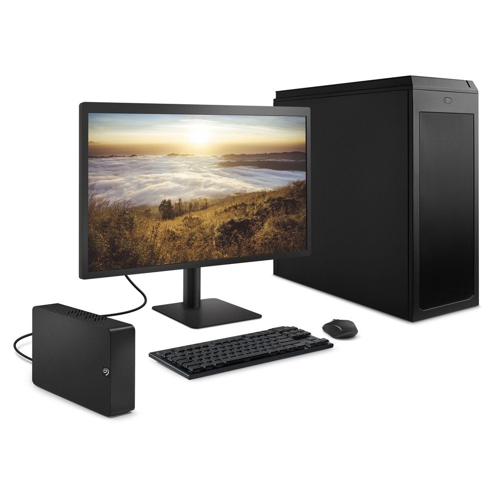 Seagate - Expansion 8TB External USB 3.0 Desktop Hard Drive with Rescue Data ...