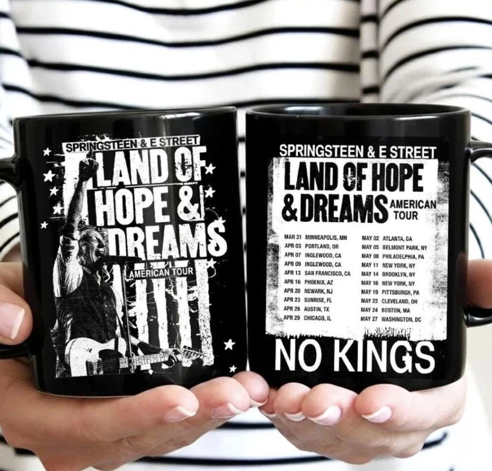 Bruce Springsteen Tour 2026 Mug Ceramic Coffee Cup