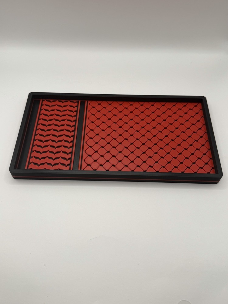 Keffiyeh Pattern EDC Valet Tray - 3D Printed Catchall - Middle Eastern Decor