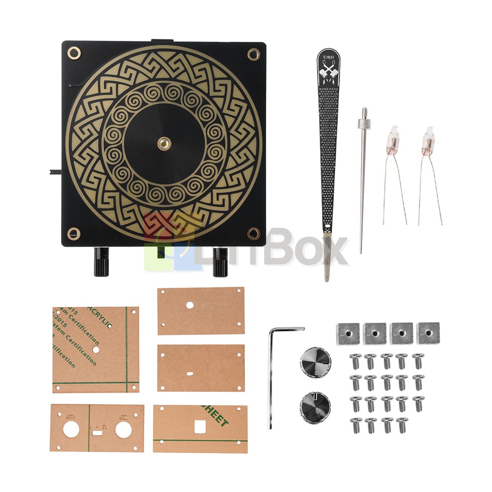 Music Tesla Coil 2Mode Artificial Lightning Touchable BT Decoding Colorful Light