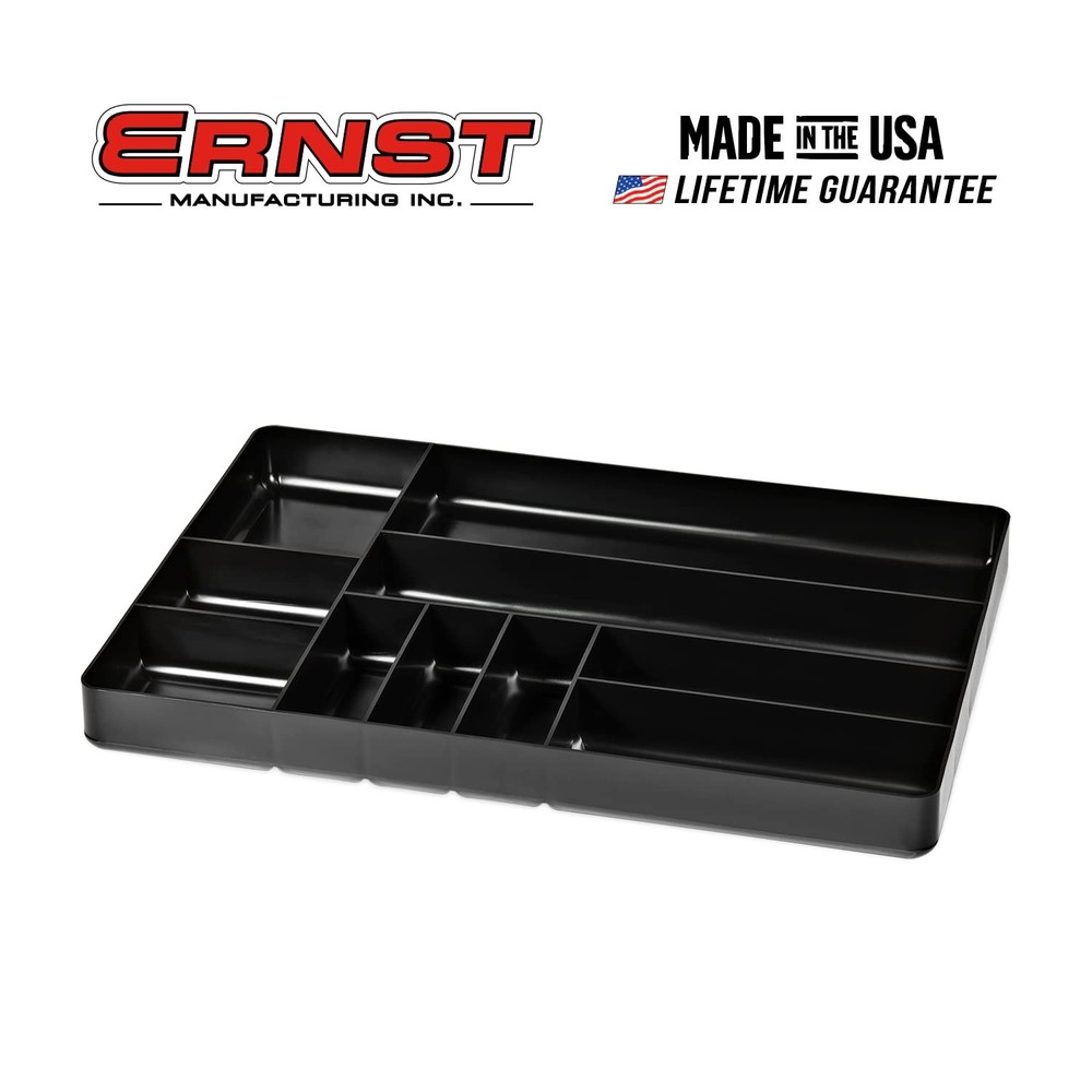 Ernst MFG 10 Compartment Drawer Organizer: Heavy Duty Stackable Tray for Auto...