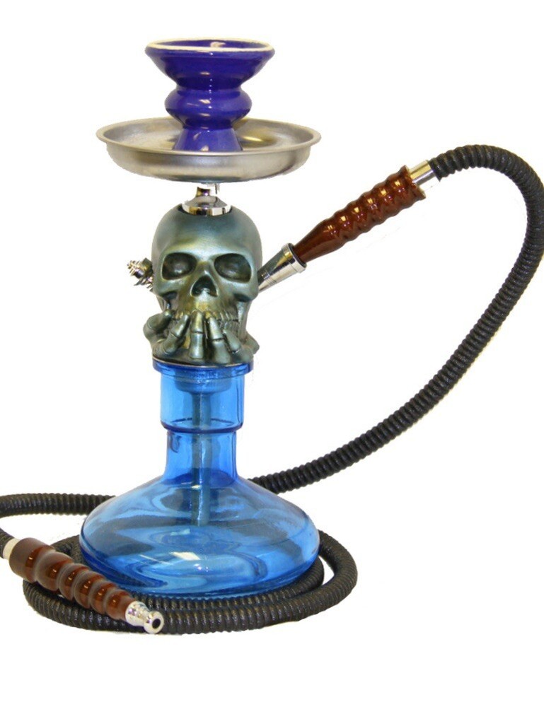 12INCH HIGH PATENTED INHALE SKULL HOOKAH WITH INTERLOCK SYSTEM