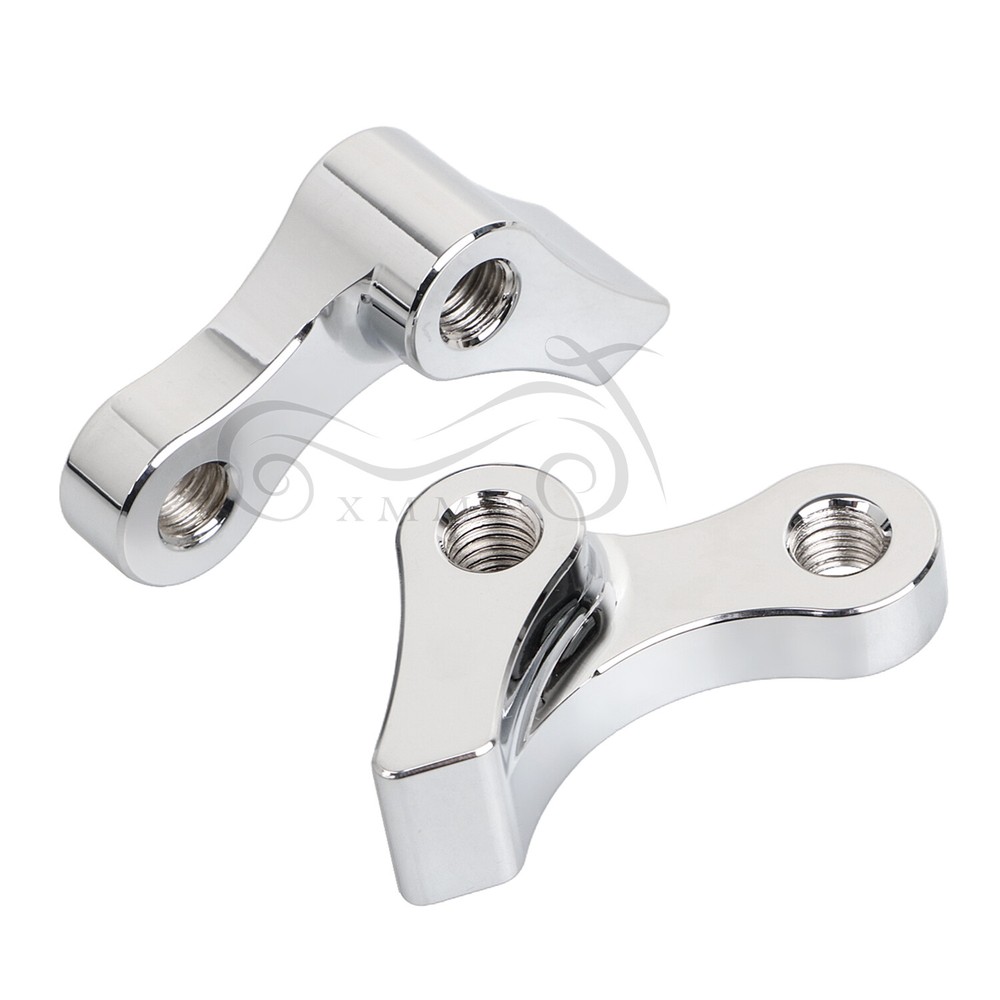 Chrome 1" Adjustable Lowering Kit For Harley Dyna Super Glide FXD Custom FXDC
