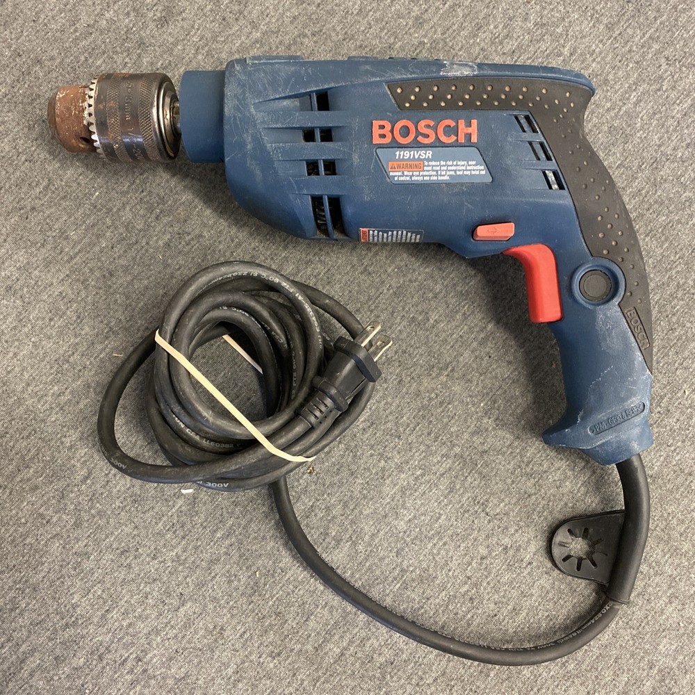 Bosch Corded Drill 1191VSR w/ Case & Chuck Key
