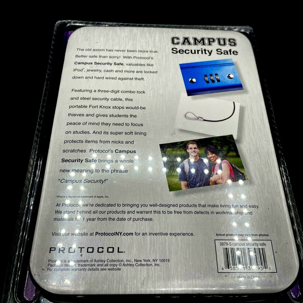 SAFE...CAMPUS SECURITY Safe~In Original Unopened Packaging~BRAND NEW-By Protocol