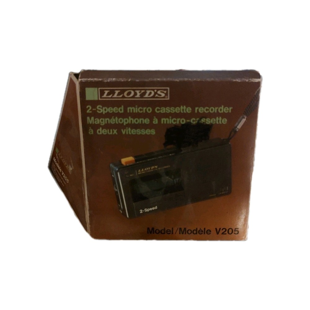 New In Box Lloyd’s Micro Cassette Recorder 2 Speed Model V205 Tested