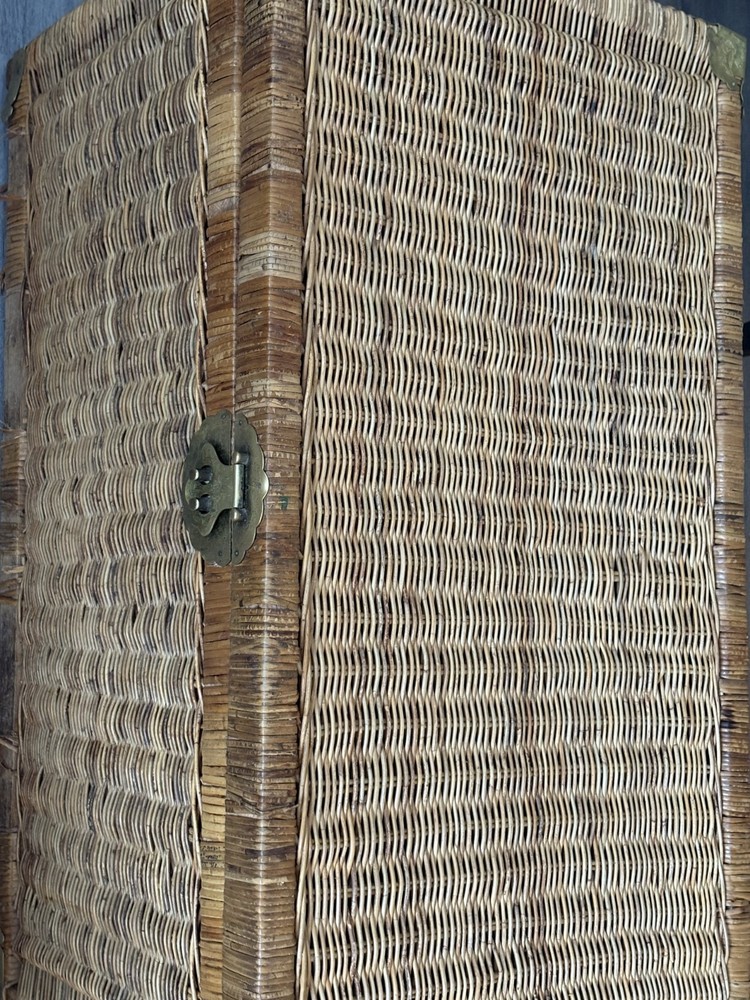 Vintage Bamboo Chest