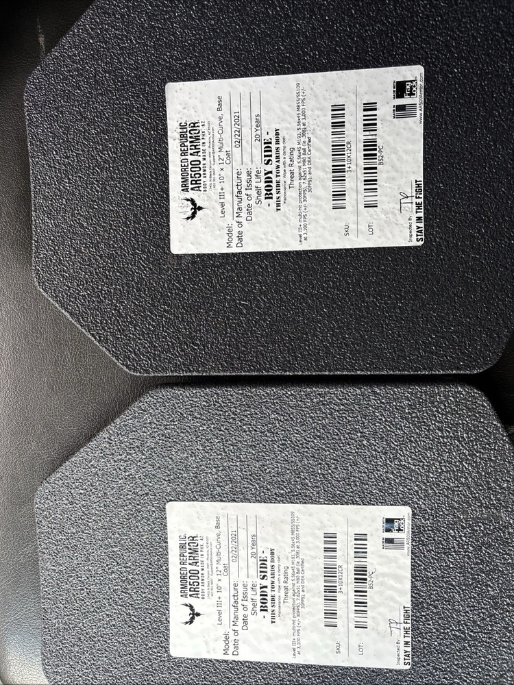 AR500 Plate Carrier with Level III+ Plates