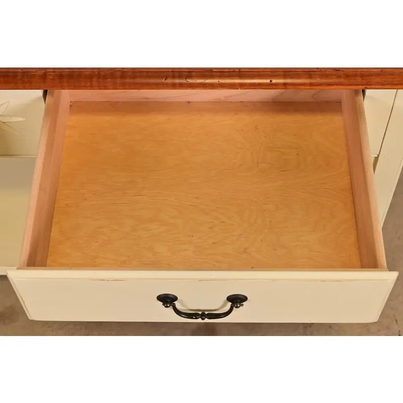 Ethan Allen American Colonial Maple Sideboard Buffet Server or Console Table