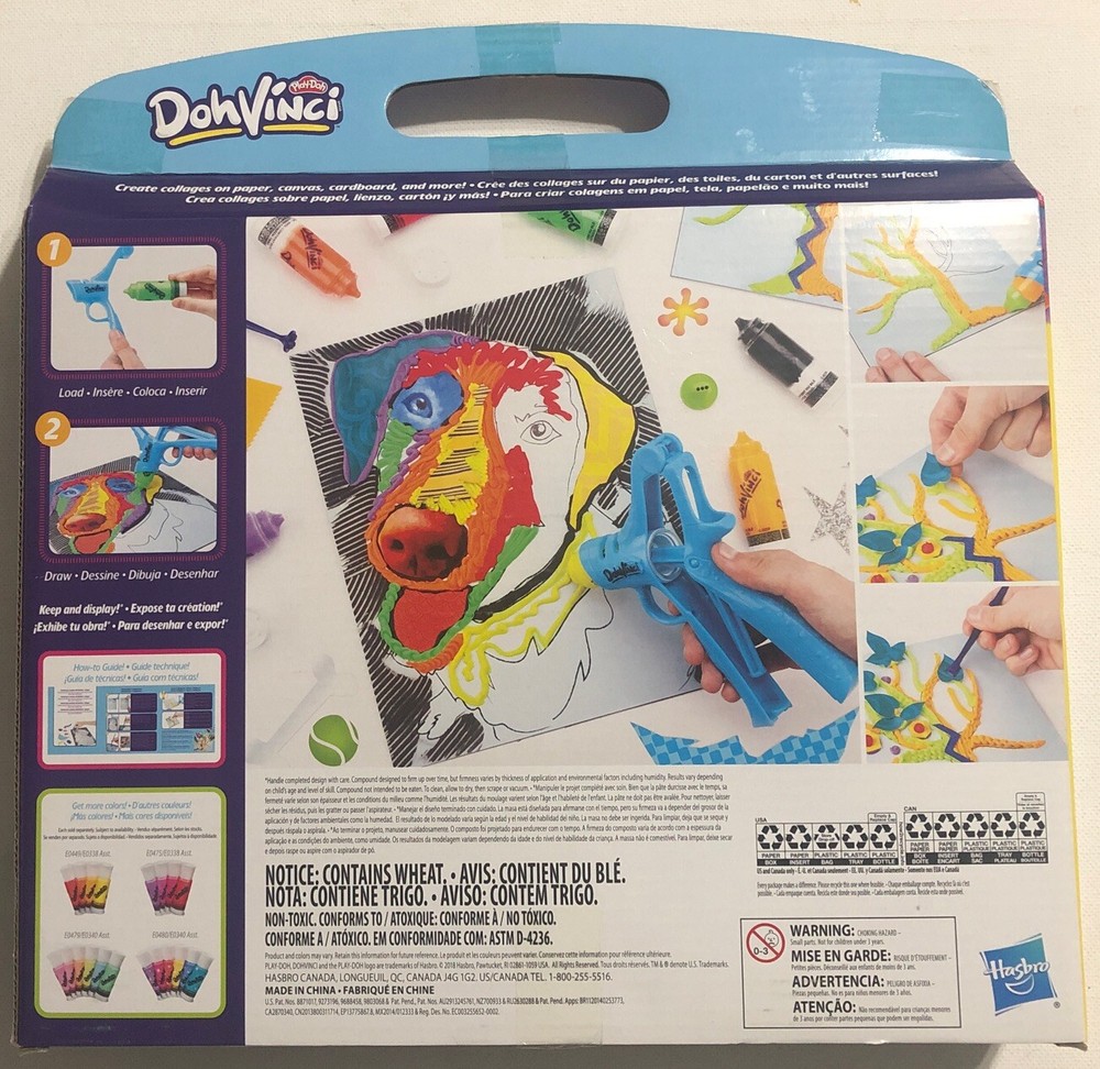 New Hasbro Play-Doh DohVinci Create Your Collage Activity Set *NIB* E1982