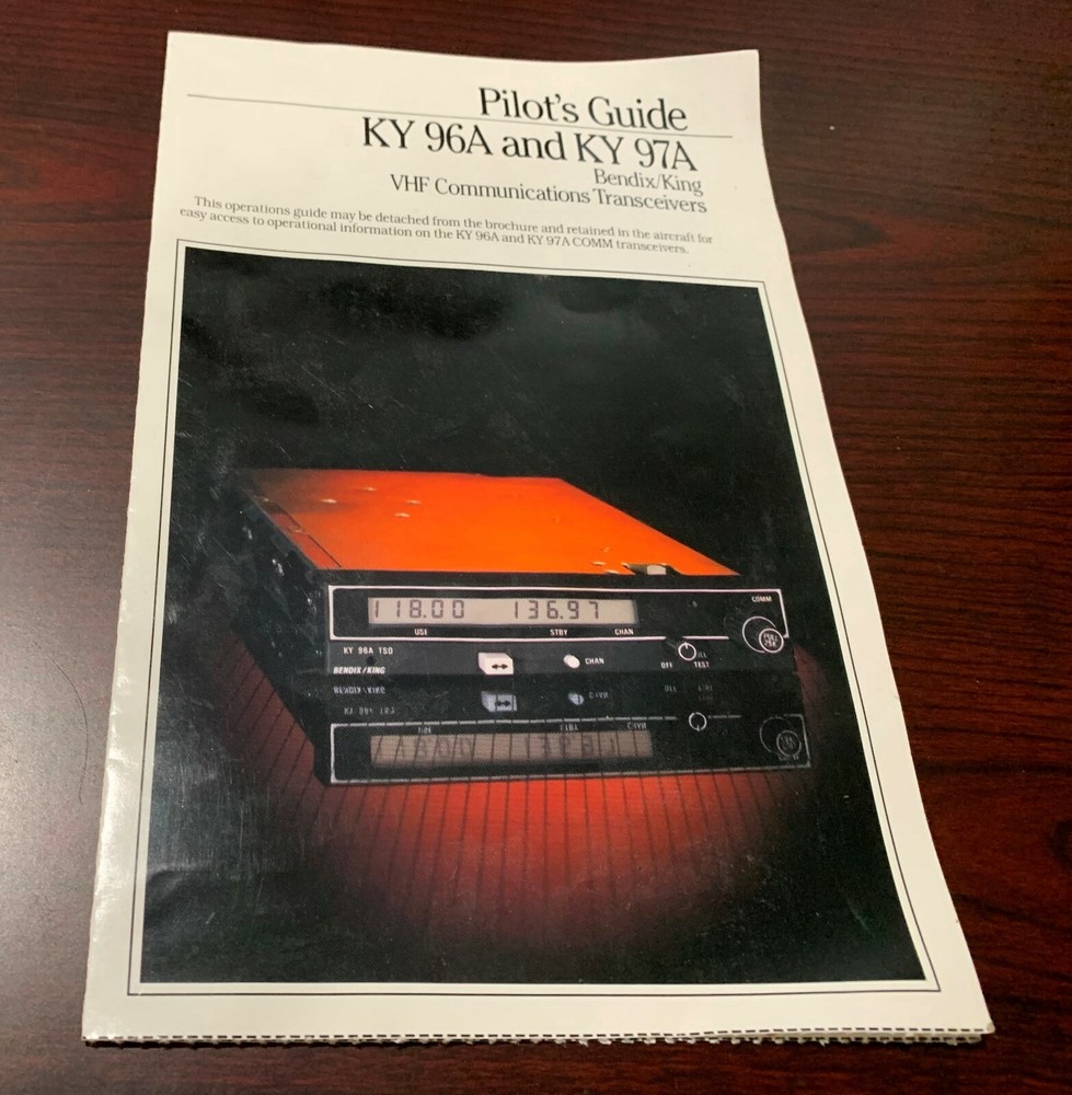 King KY 96A & KY 97 pilots guide