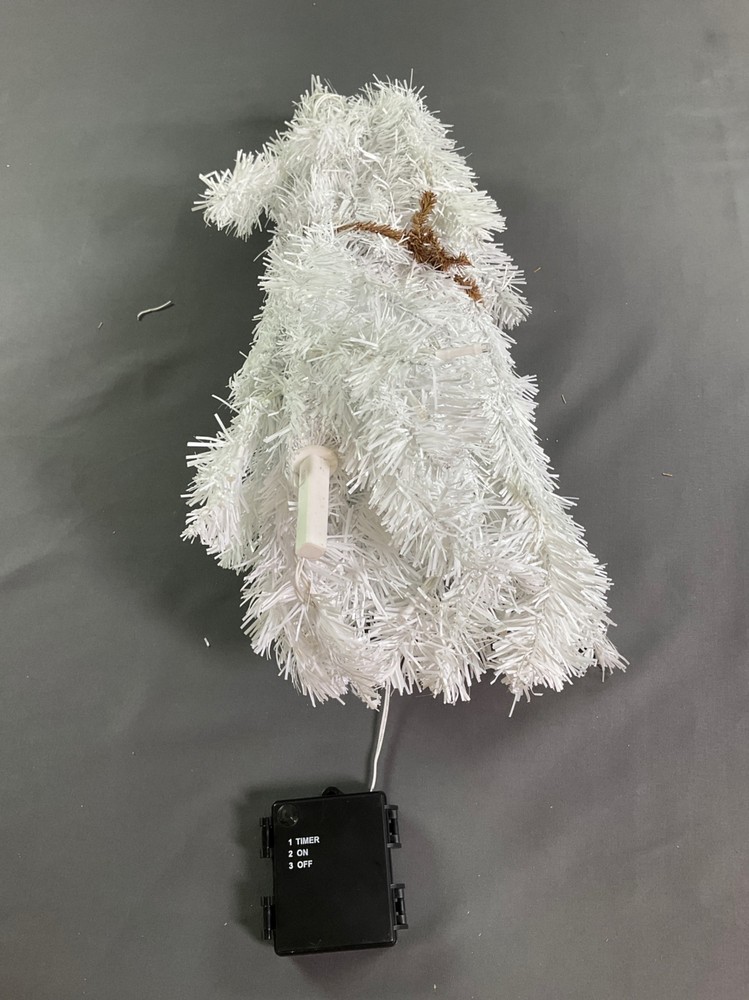 Decoway Pre-Lit Artificial Christmas Tree, Warm White Lights, Includes Stand, 4