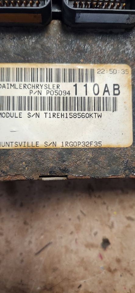 Engine ECM Electronic Control Module Left Hand Fender Fits 05 CARAVAN 1285015