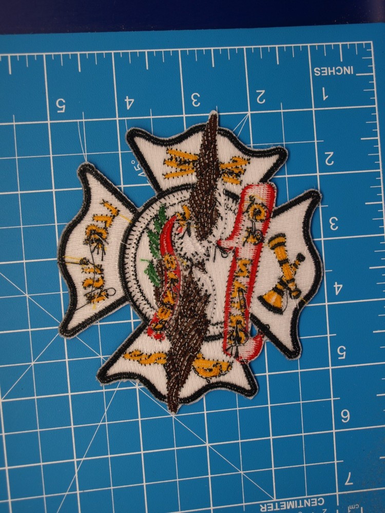 Bryan Texas Fire Department patch-Bin A
