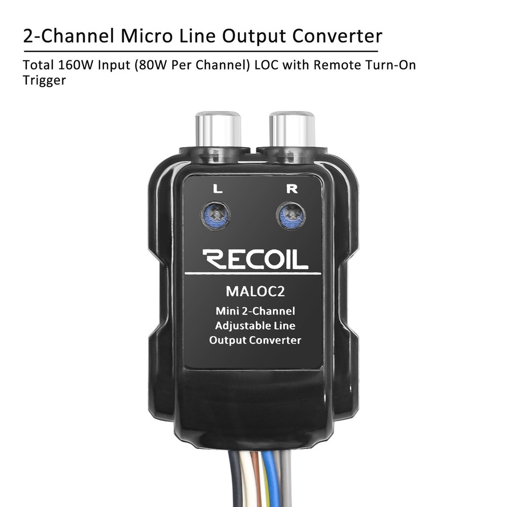 RECOIL MALOC2 2-Channel Adjustable Micro Line Output Converter