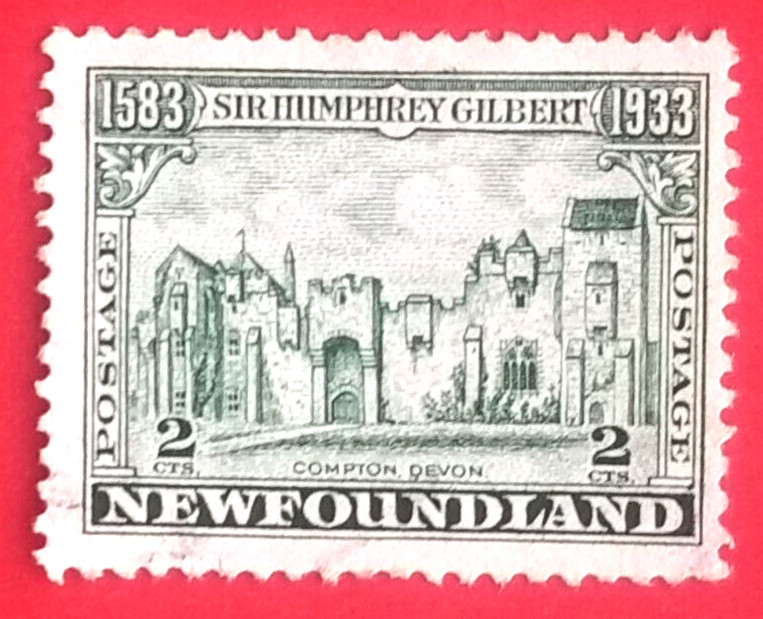 Canada Newfoundland #213 Sir Humphrey Gilbert Issue - Compton Castle Used