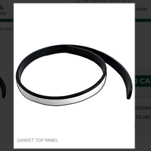 GASKET TOP PANEL  #1011448-17