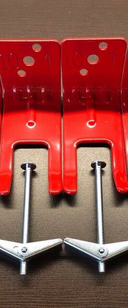 🔥🧯2-FORK STYLE WALL MOUNT 5/10 & 20# SIZE FIRE EXTINGUISHER AMEREX BRACKET NEW