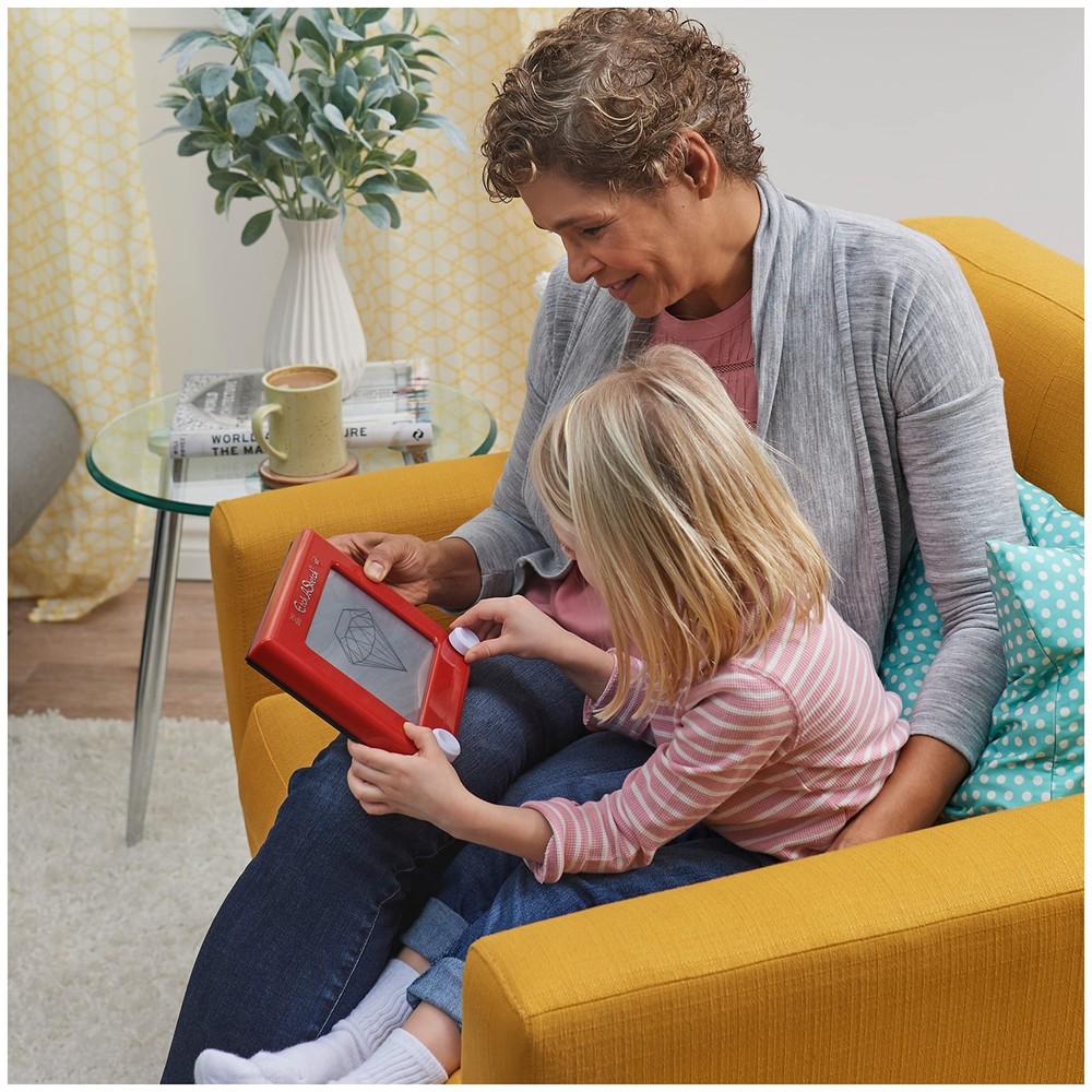 Etch A Sketch Classic Red Drawing Toy with Magic Screen, Ages 3+
