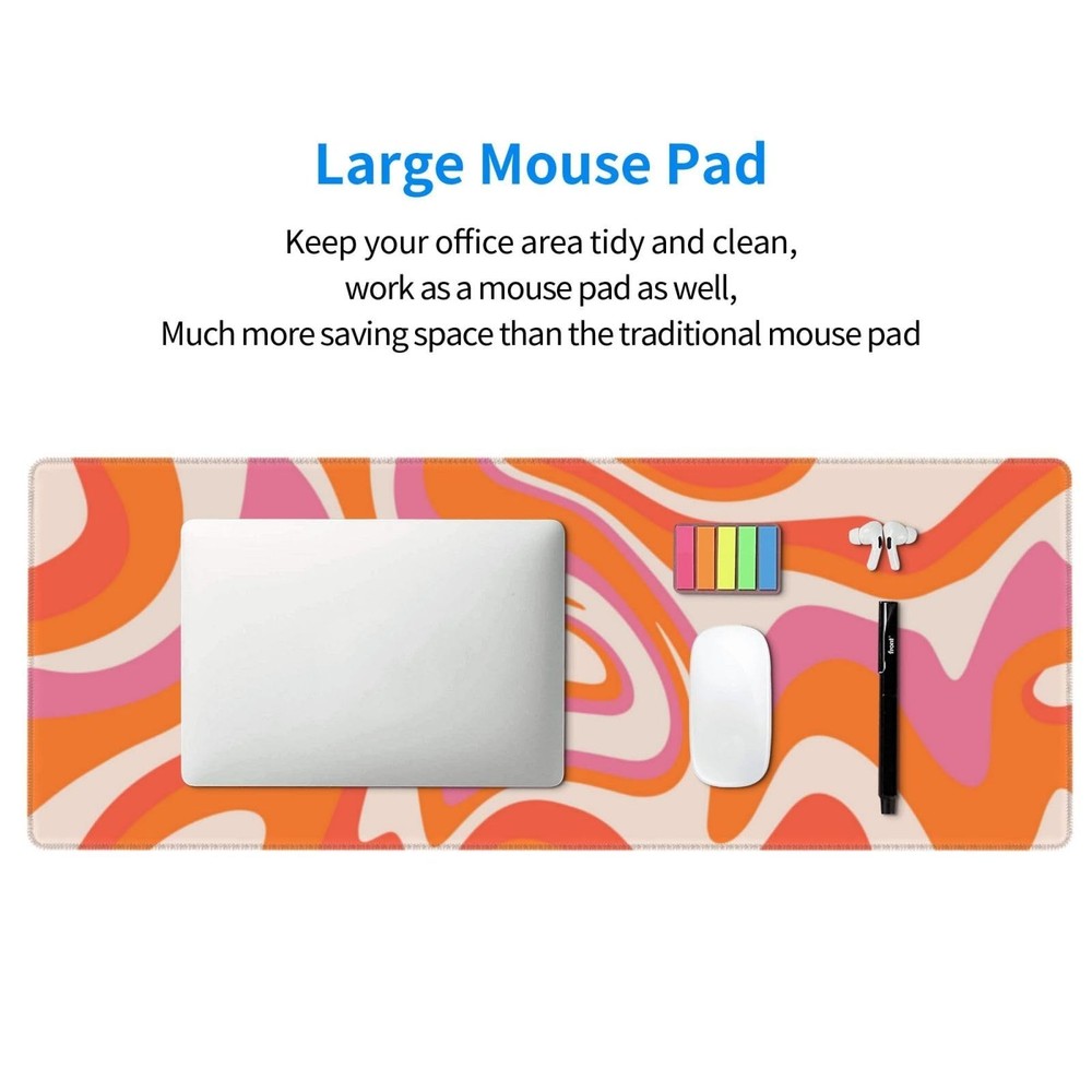 Boho Mouse Pad Extended Large Gaming Mousepad Abstract XL Big Long Oversized ...