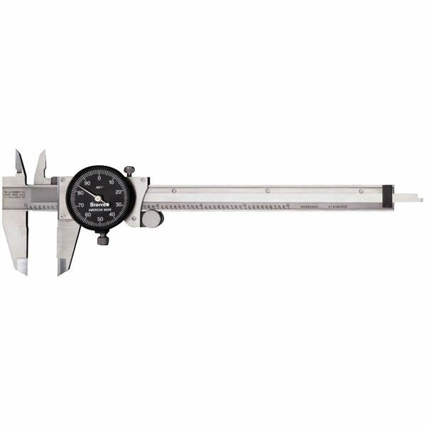 Starrett B120A-6 0-6" BF"One Rev"Precision Dial Caliper