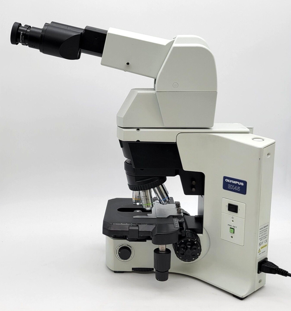 Olympus Microscope BX45 with 2x and Tilting Telescoping Head for Pathology/Mohs