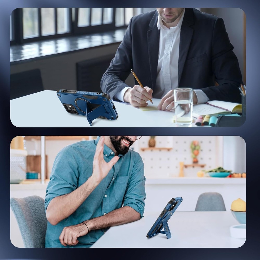 For iPhone 12 /12 Pro Case with Shockproof Protection & Screen Protector MagSafe