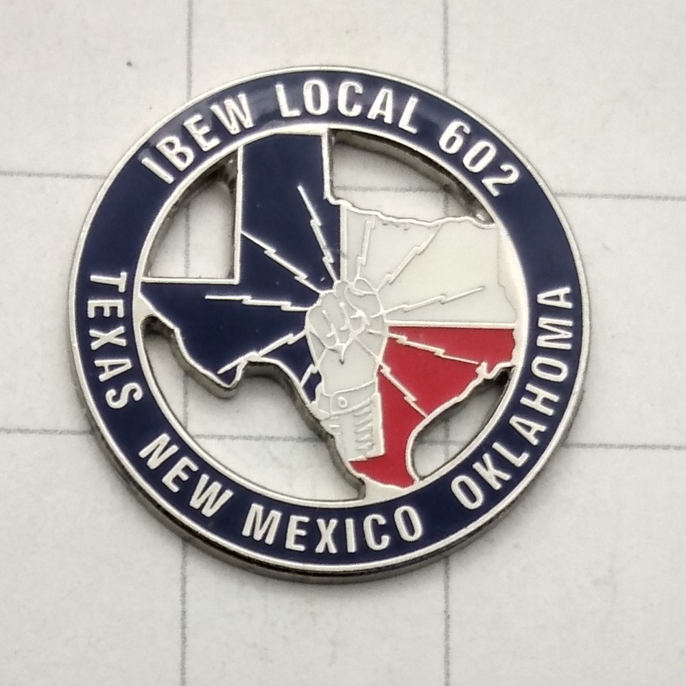 IBEW Lapel Pin Local 602 Amarillo, TX