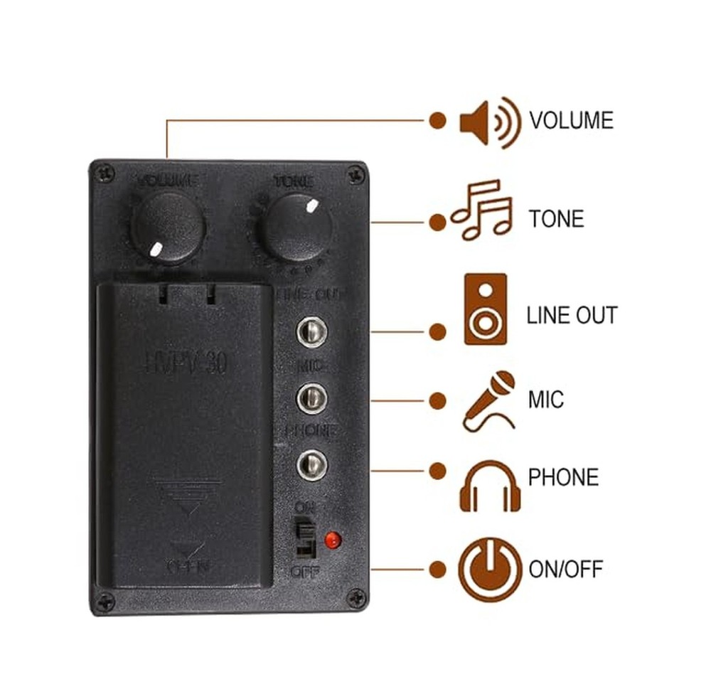 5 Strings Electric Viola 16 inch Full Size Solid Wood Ebony Accessories with ...