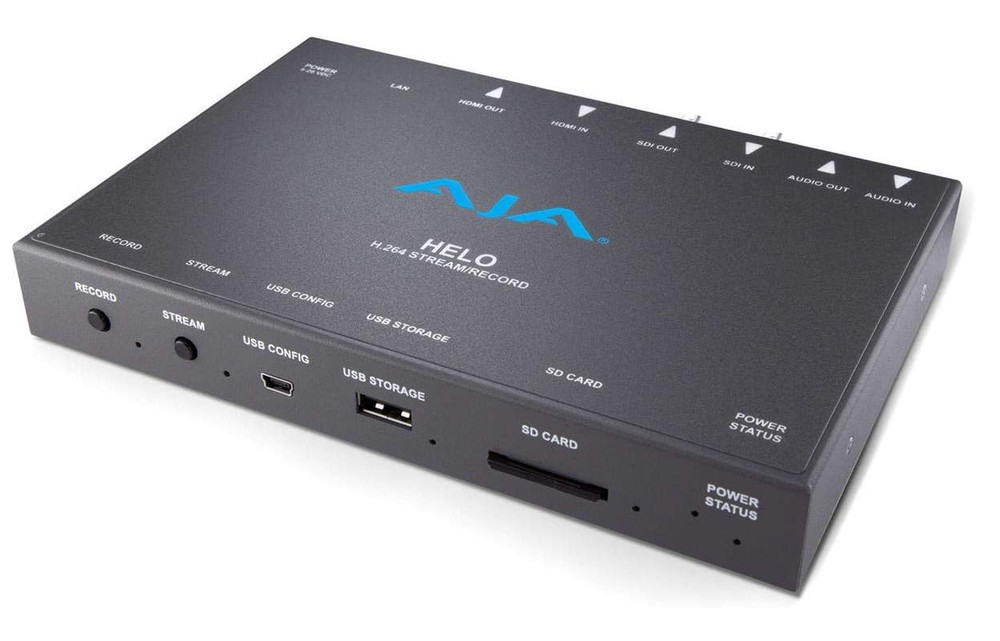 AJA Helo H.264 Streamer and Recorder