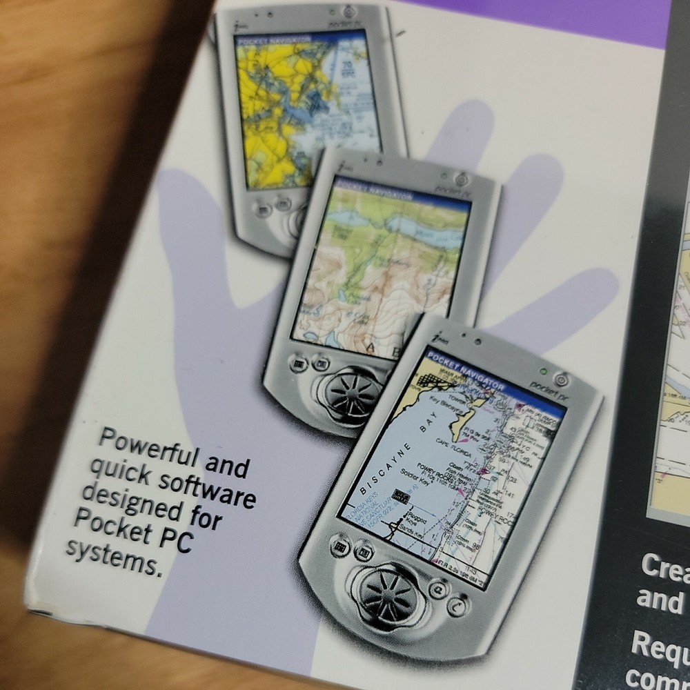 MAPTECH Pocket Navigator Software for use w/ Maptech Maps / Charts