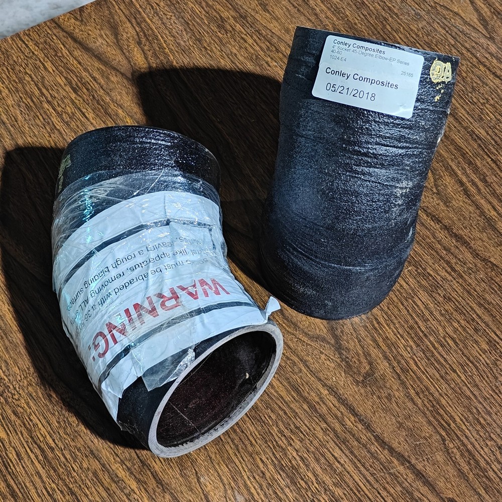 CONLEY 4" SCH 40, 45 deg Epoxy ELBOW #1024-E4