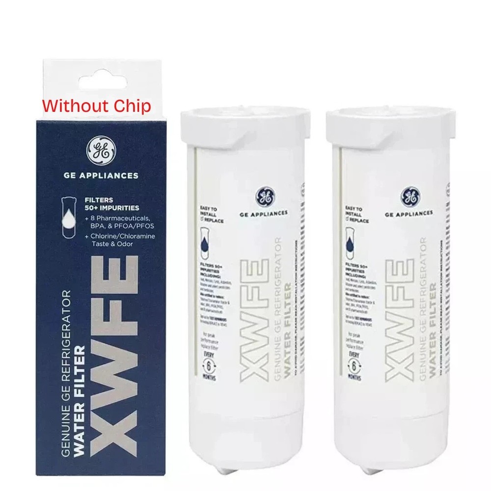 2 PACK GE XWFE Replacment Refrigerator Water Filter Without Chip Ship from USA