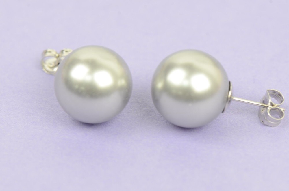 925 Sterling Silver Classic Pearls Stud Earrings