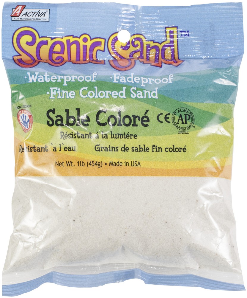 Scenic Sand 1lb-White, SAND-4483