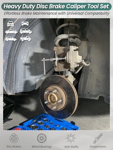 Brake Caliper Compression Tool 36 Piece Disc Brake Caliper Tool Kit for Pad