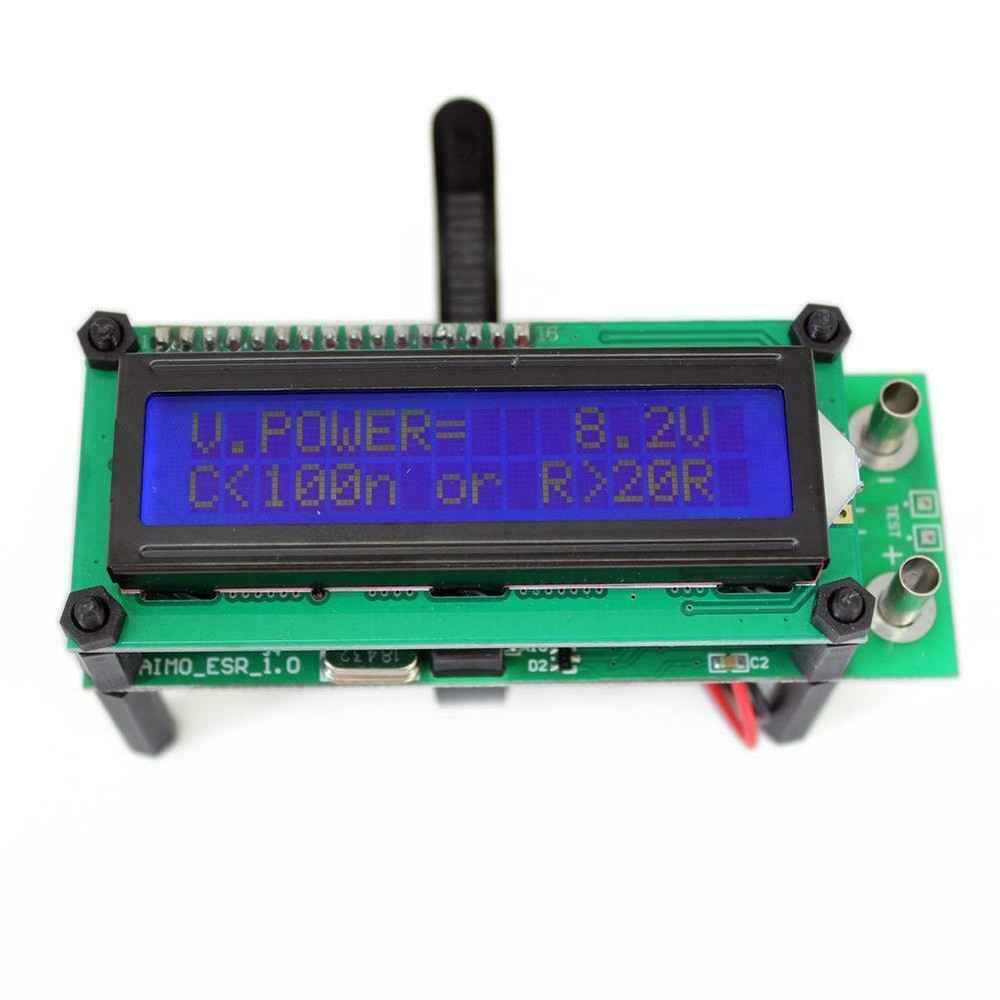 ESR01 Autorange Inductance Tester Capacitance ESR Resistance SMD Component Test