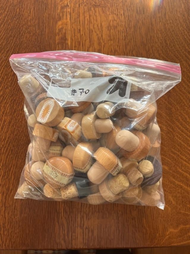 Used Wine and Champagne Corks