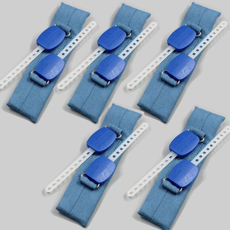 5x Dental Neck Safety Strap Orthodontic treatment High Pull Strap Headgear Blue
