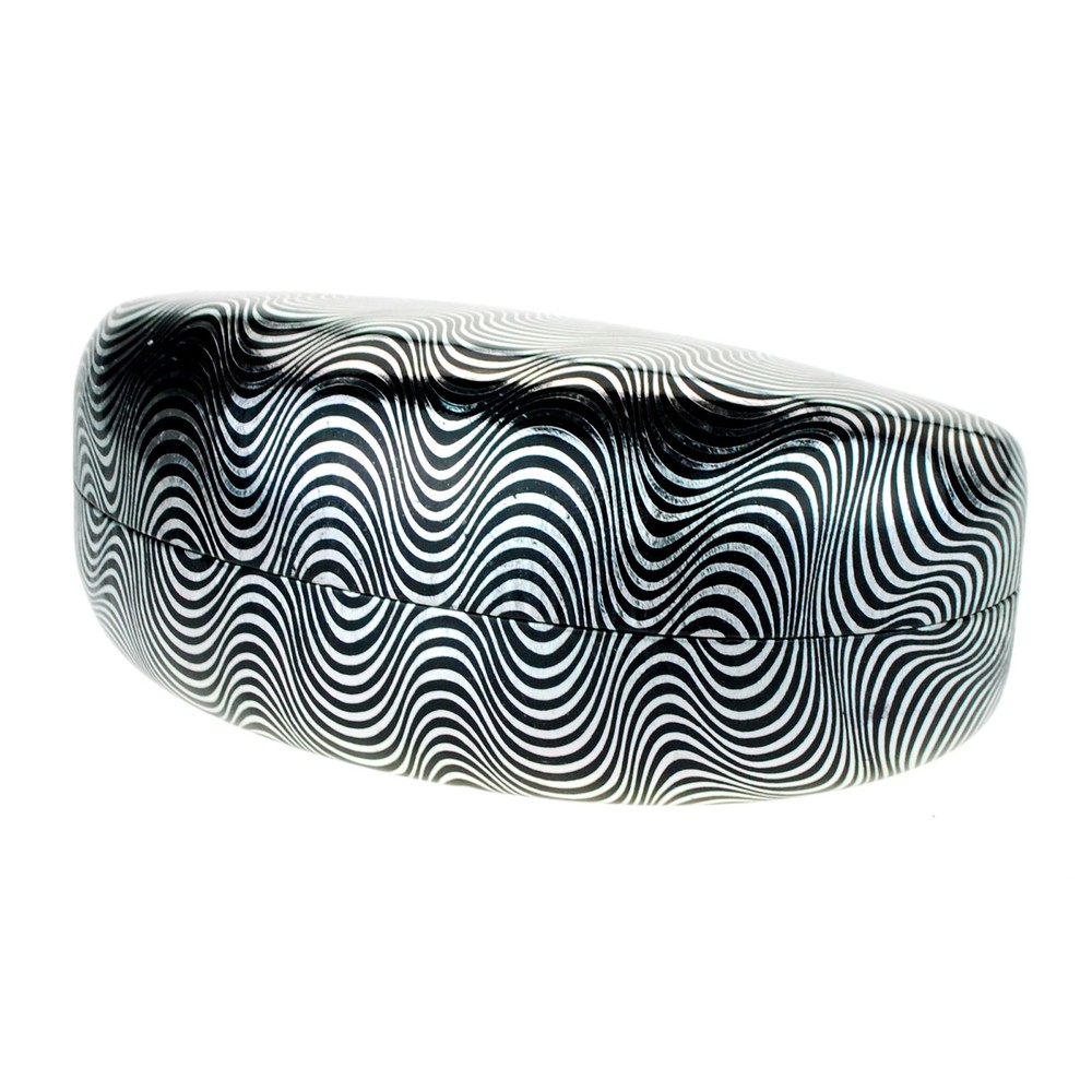 Sunglasses & Eyeglasses Protective Case Wavy Pattern Hardcase