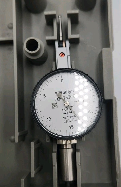 NIB Mitutoyo 513-402 Horizontal Dial Test Indicator 0.005"