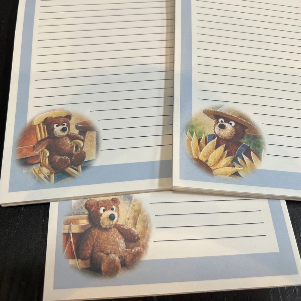 Mead Mailbox Collection Teddy Bear Notepads 1999