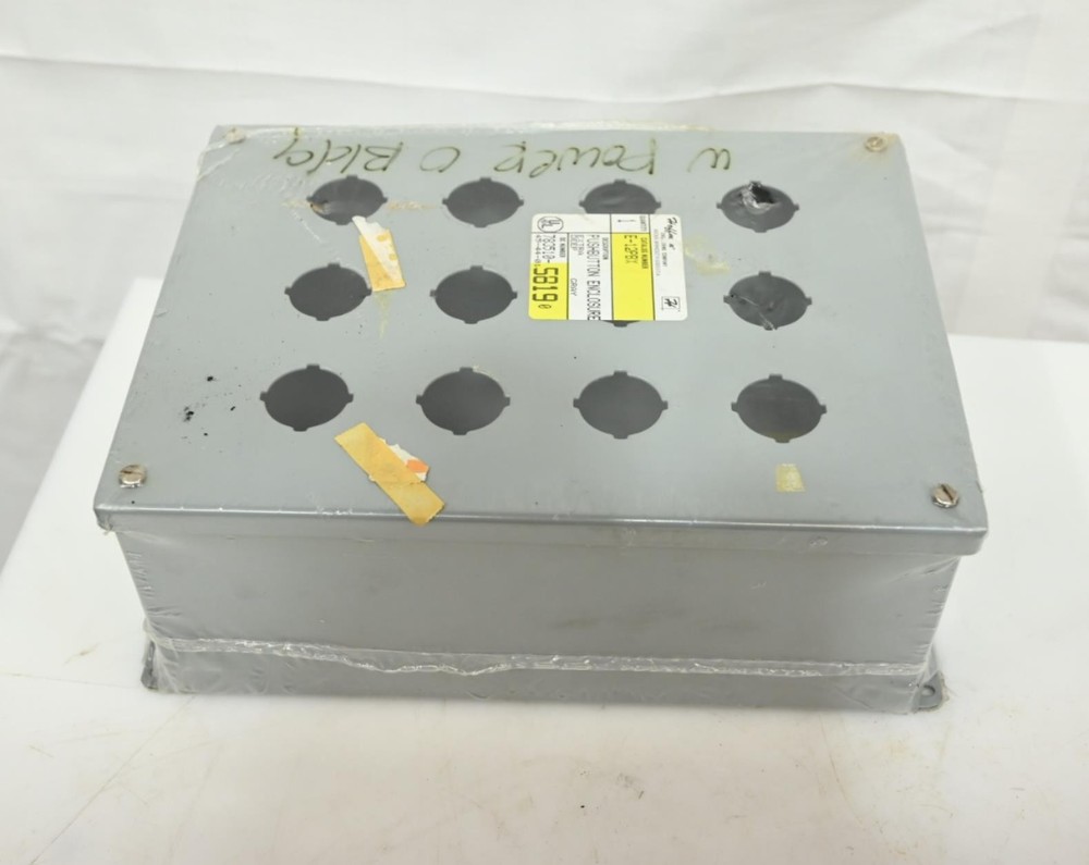 Hoffman E-12PBX Extra-Deep Pushbutton Enclosure, 12 Holes