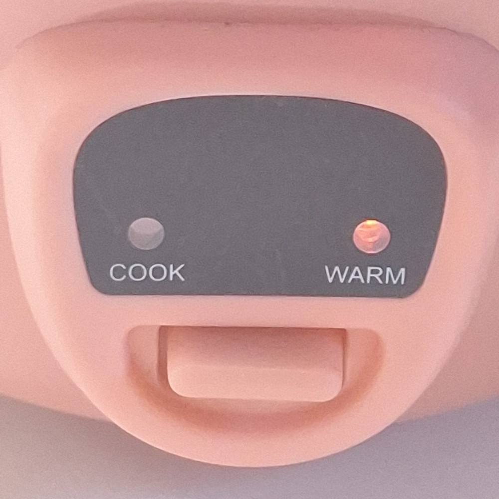 TESTED -DASH Pink Mini Rice Cooker Steamer Removable Nonstick Pot Warm Function