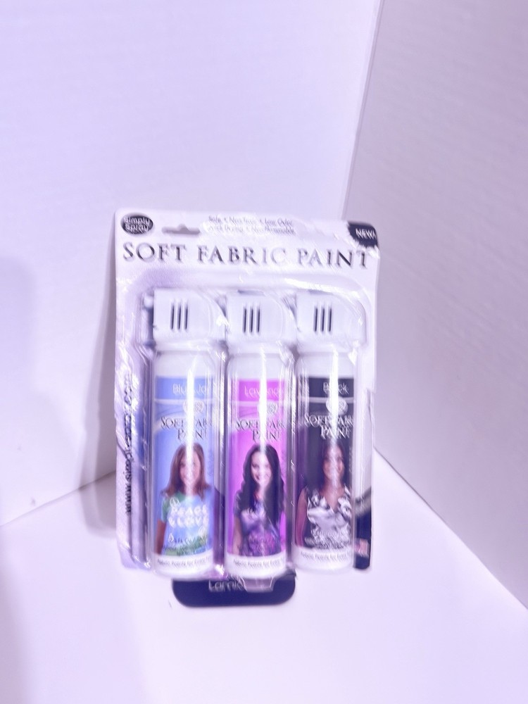 Simply Spray Safe NonToxic Low Oder Quick Drying Non-Flammable SOFT FABRIC PAINT