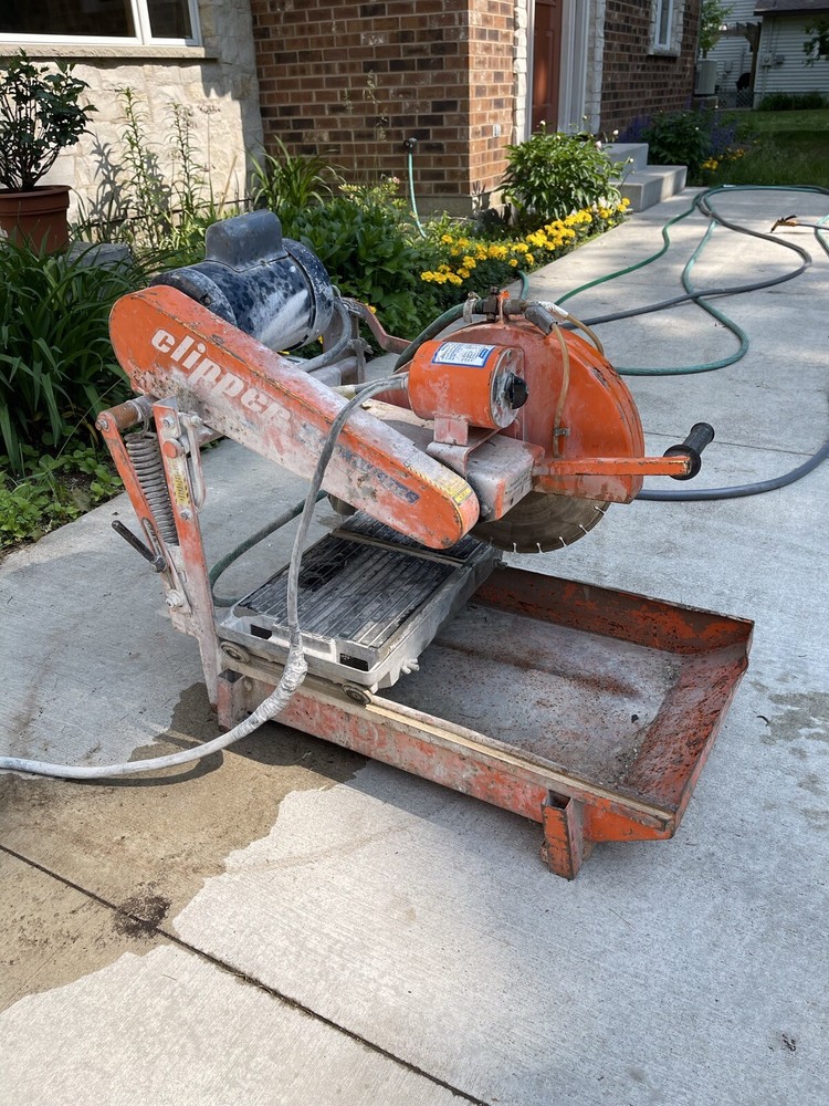 14” wet bricksaw