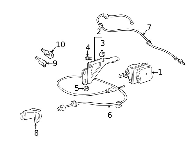 Genuine GM Module Bracket 25724826