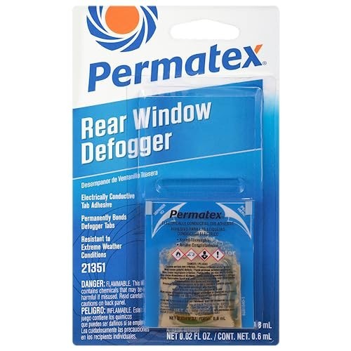 21351 Electrically Conductive Rear Window Defogger Tab Adhesive Single